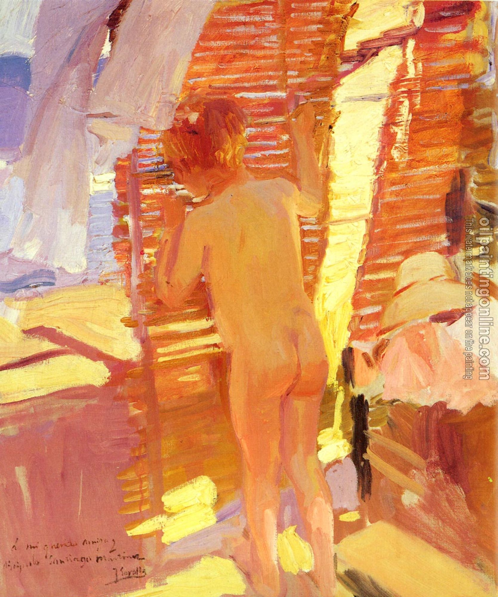 Joaquin Sorolla y Bastida - La Nina Curiosa